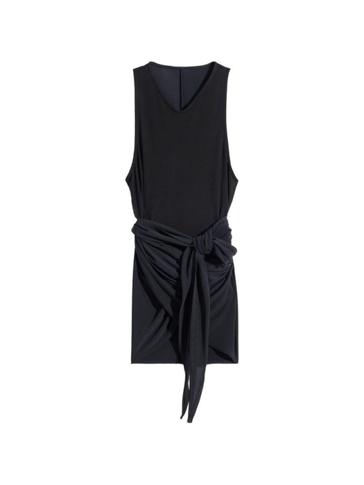 Draped wrap top<BR/><BR/> OT0008 LJ1050BK980 LEMAIRE 