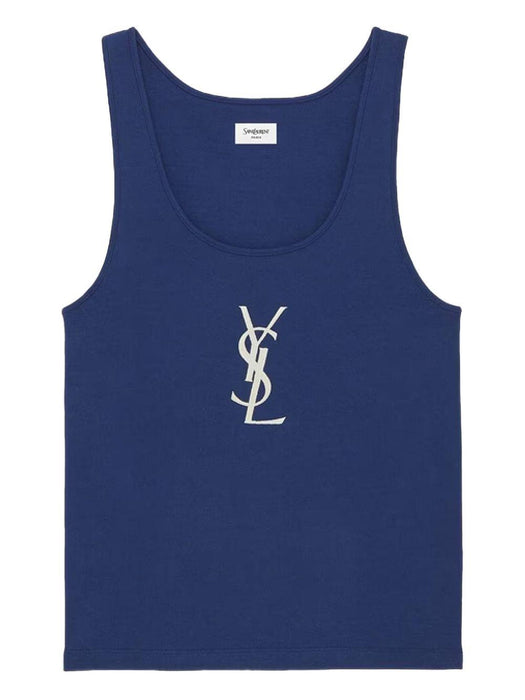 logo-detail tank top 858319 Y38AK4069 SAINT LAURENT 
