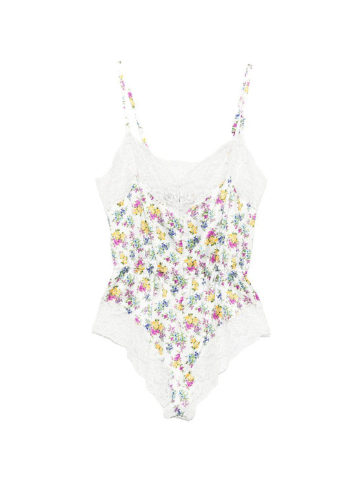 floral-print lace-trim playsuit O7A81T ON0BXHA5XL DOLCE & GABBANA 