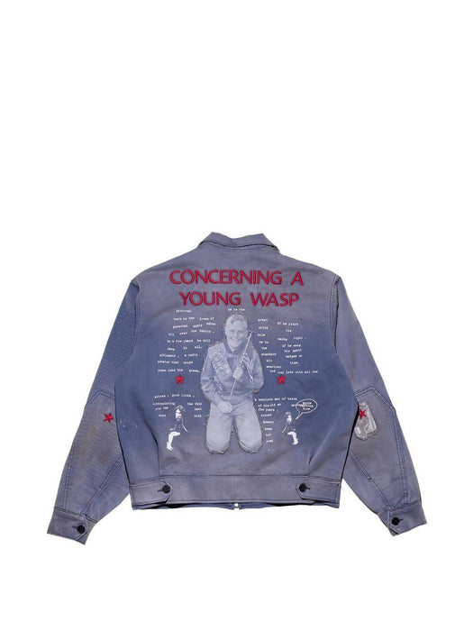 YOUNG WASP JACKET 03-0603 NAVY ENFANTS RICHES DÉPRIMÉS 
