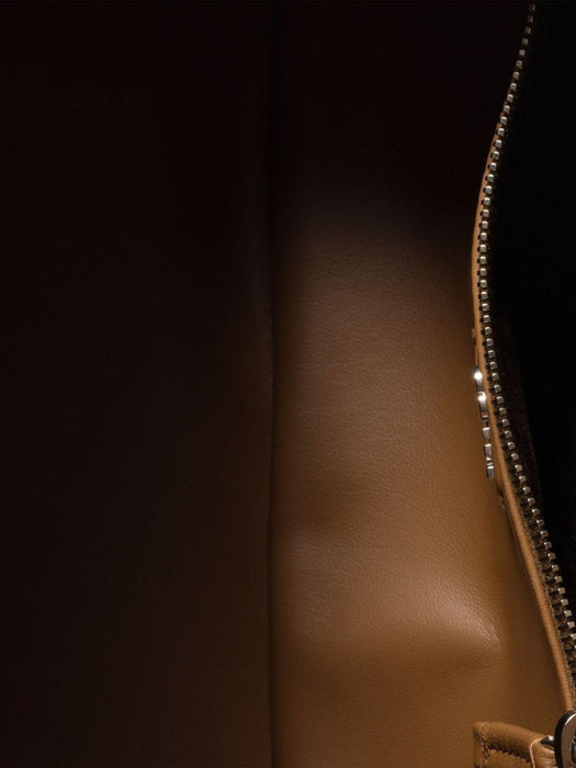 Pocket leather zipped tote bag 5BB159 V OLO 2CRLF098L MIU MIU 