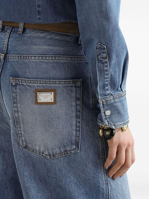 logo-plaque jeans FTDDHD G8NV6S9001 DOLCE & GABBANA 