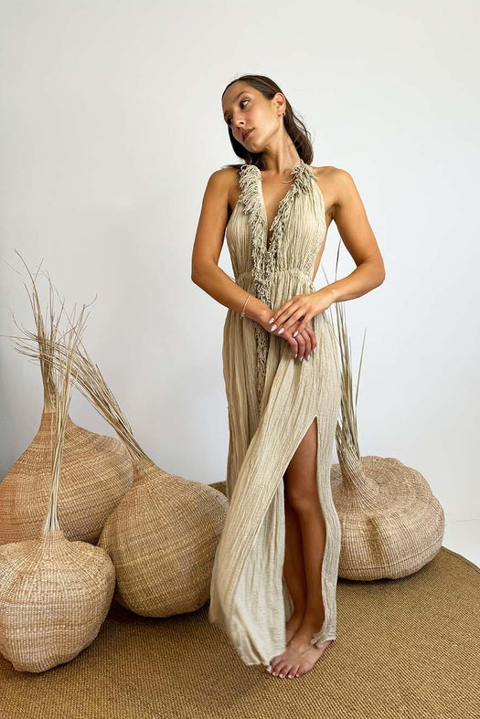 Artemis Long Dress 246907 SAND D'ARTEMIDE 