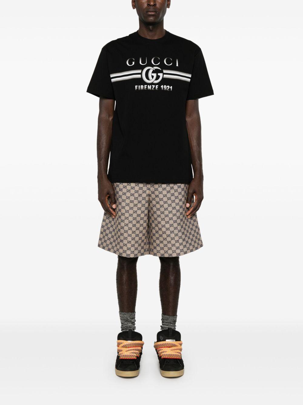 GG logo-print cotton T-shirt 785345 XJGKJ1070 GUCCI 