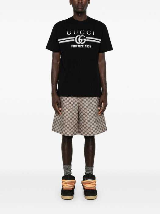 GG logo-print cotton T-shirt 785345 XJGKJ1070 GUCCI 