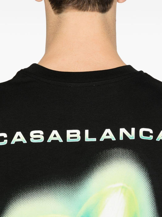 oversized T-shirt M-SP26-JTS-044-06 GLITCH ORCHID CASABLANCA 