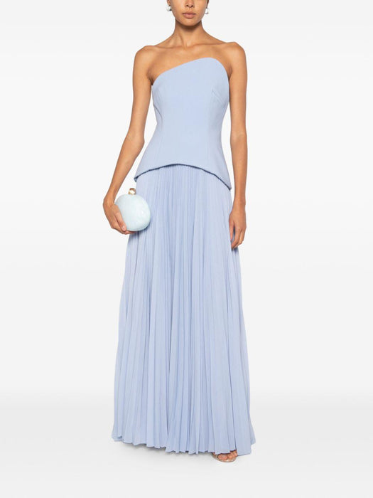 Britt Maxi Dress OS44017 LIGHT BLUE SOLACE LONDON 