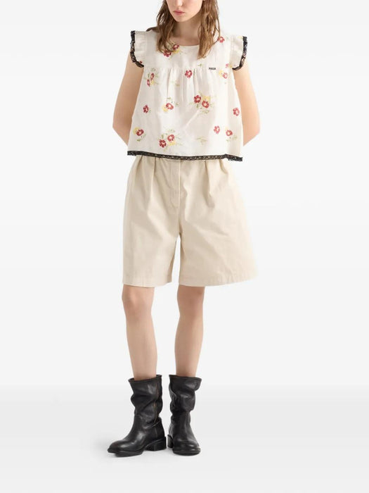 Old gabardine Bermudas P262KC S OOO 192AF0036 PRADA 