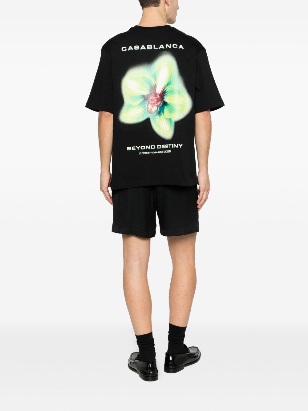 oversized T-shirt M-SP26-JTS-044-06 GLITCH ORCHID CASABLANCA 