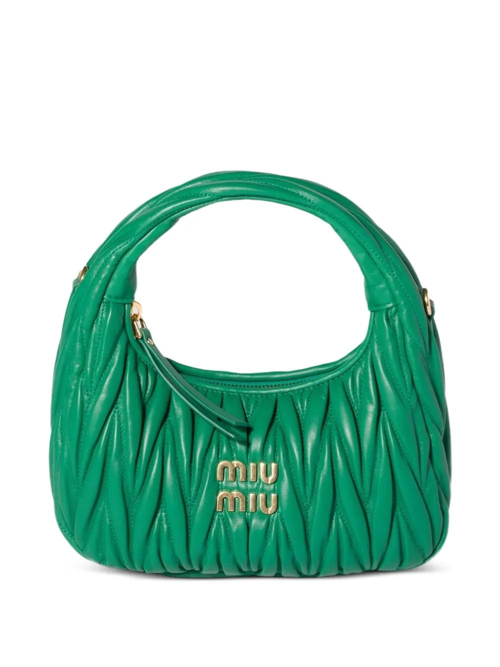 Wander matelassé nappa-leather bag 5BC125 V OOY AN88F0458 MIU MIU 