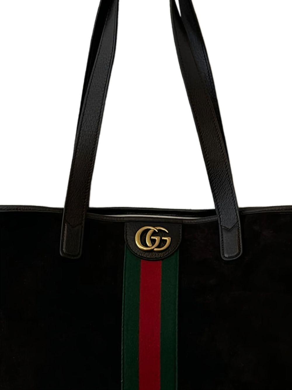 suede stripe tote bag 834465 AAE1D2041 GUCCI 