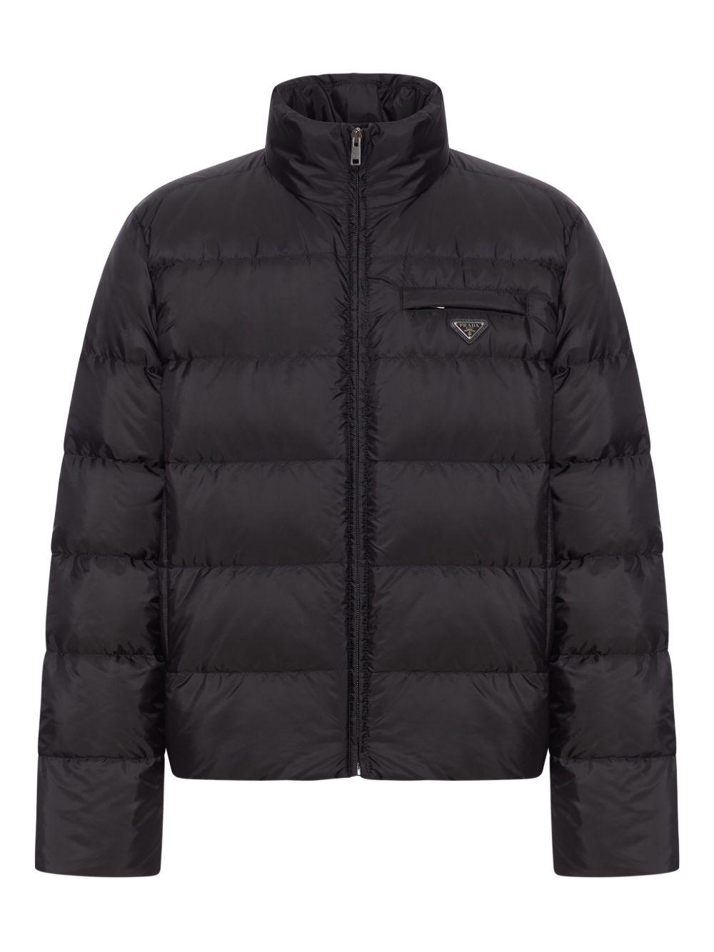 Triangle-logo padded jacket SGC933 S OOO 1WQ9F0002 PRADA 