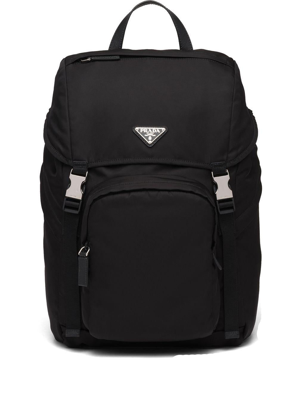 logo-plaque multi-pocket backpack 2VZ135 V HOL 2DMGF0002 PRADA 