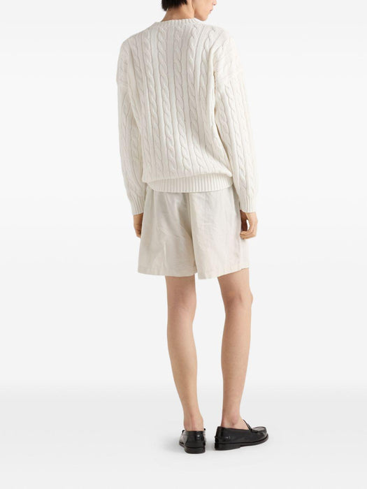 Cotton crew-neck sweater UMF304 SOOO 19VLF0009 PRADA 