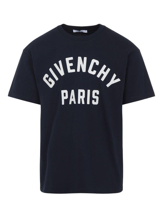 lettering-print T-shirt BM71NK3YRS 411 GIVENCHY 