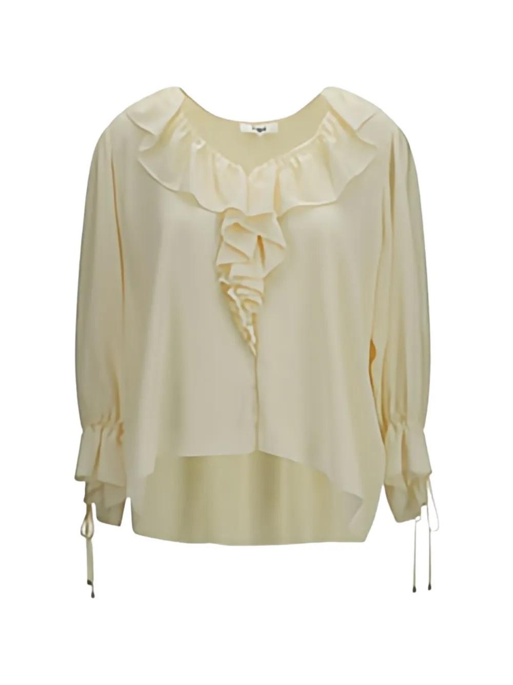 Ruffled silk shirt CH26AHT72005 114 CHLOÉ 