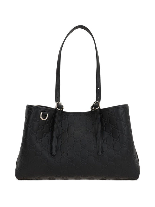 medium GG leather shoulder bag<BR/><BR/> 815214 AAFDV1000 GUCCI 