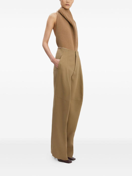 pleated panel trousers 1425WTR006632C 2529 VICTORIA BECKHAM 