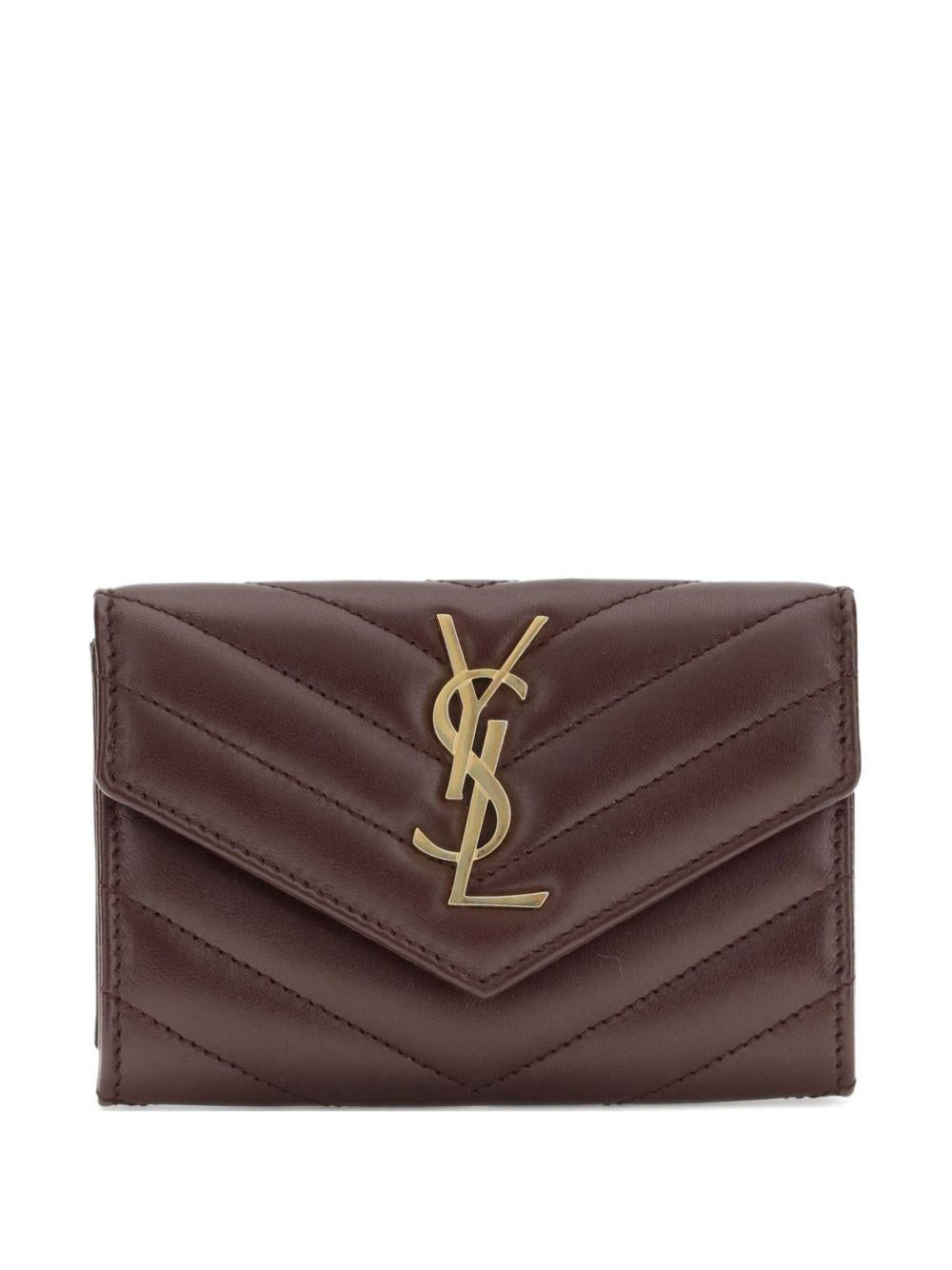 Cassandre quilted logo wallet 414404 AAA446195 SAINT LAURENT 