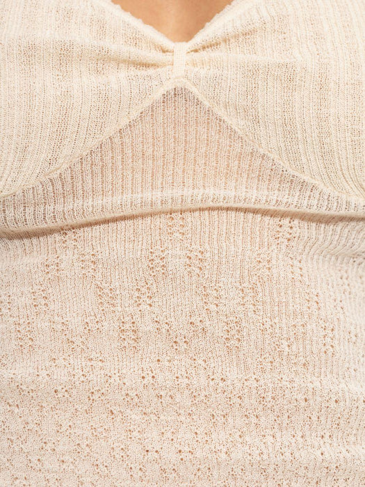 ribbed-knit tank top 1126KTP006998A 9443 VICTORIA BECKHAM 