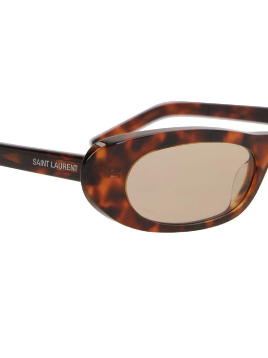 tortoiseshell oval-frame sunglasses 713740 Y99562336 SAINT LAURENT 