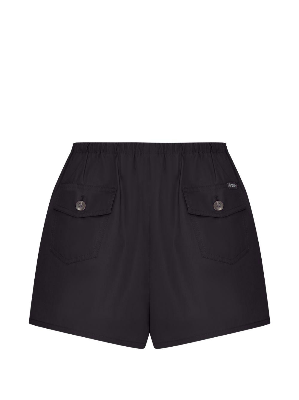button applique cotton shorts P235K S OOO 1XV2F0002 PRADA 