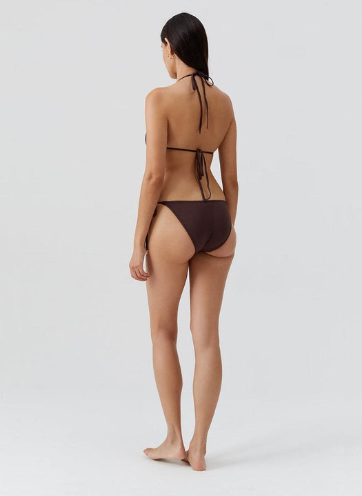 Malibu Brown Bikini Bottom MALIBU BTM BRWN MELISSA ODABASH 