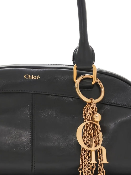 logo-charm shoulder bag 26SS955Q86 001 CHLOÉ 