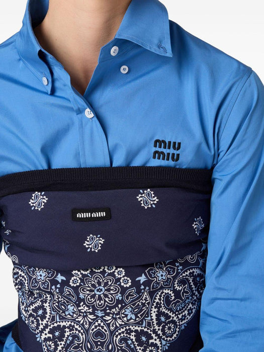 logo shirt MK1948 S OOO 10RGF0237 MIU MIU 