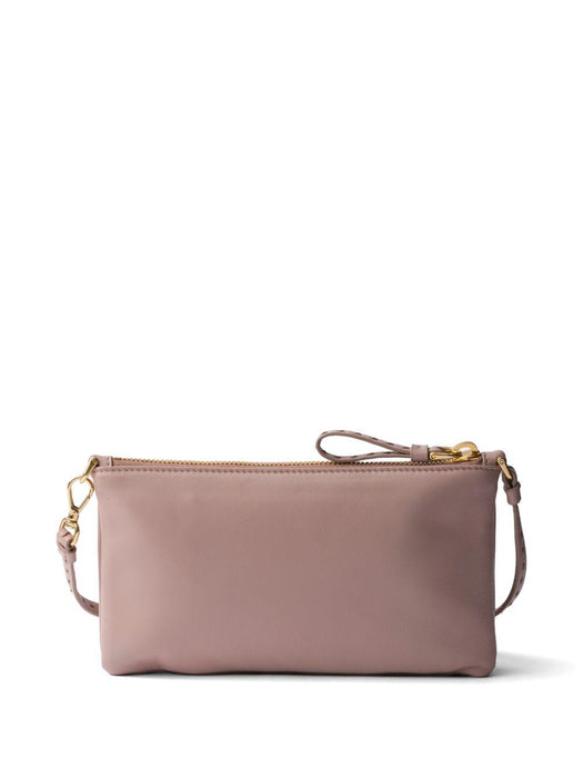 Nappa-leather Zipper Pouch<BR/> 1MB082 2DX8F0D91 PRADA 
