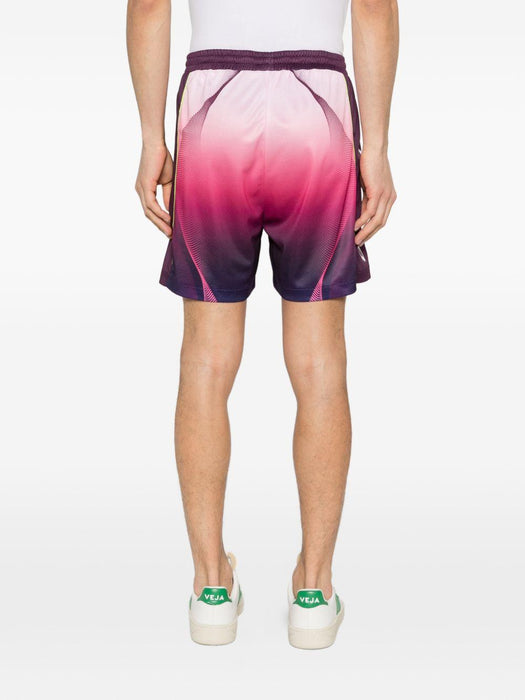 Aubergine gradient shorts M-SS26-JTR-253-01 SPORCHID CASABLANCA 