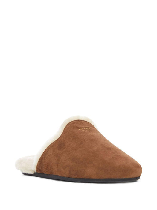 suede-leather shearling mules<BR/><BR/> 1S008O F ZF05 103F0324 PRADA 