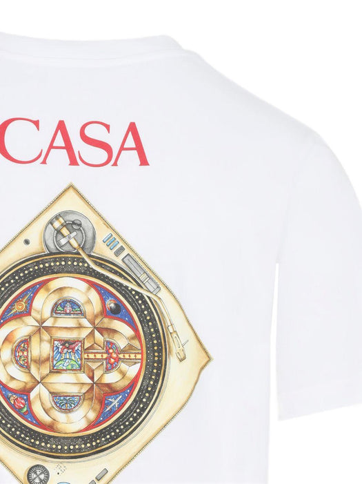 T-shirt ""Plafond Orne De Musique"" M-SS26-JTS-001-02 PLAFOND ORNE DE MUSIQUE CASABLANCA 