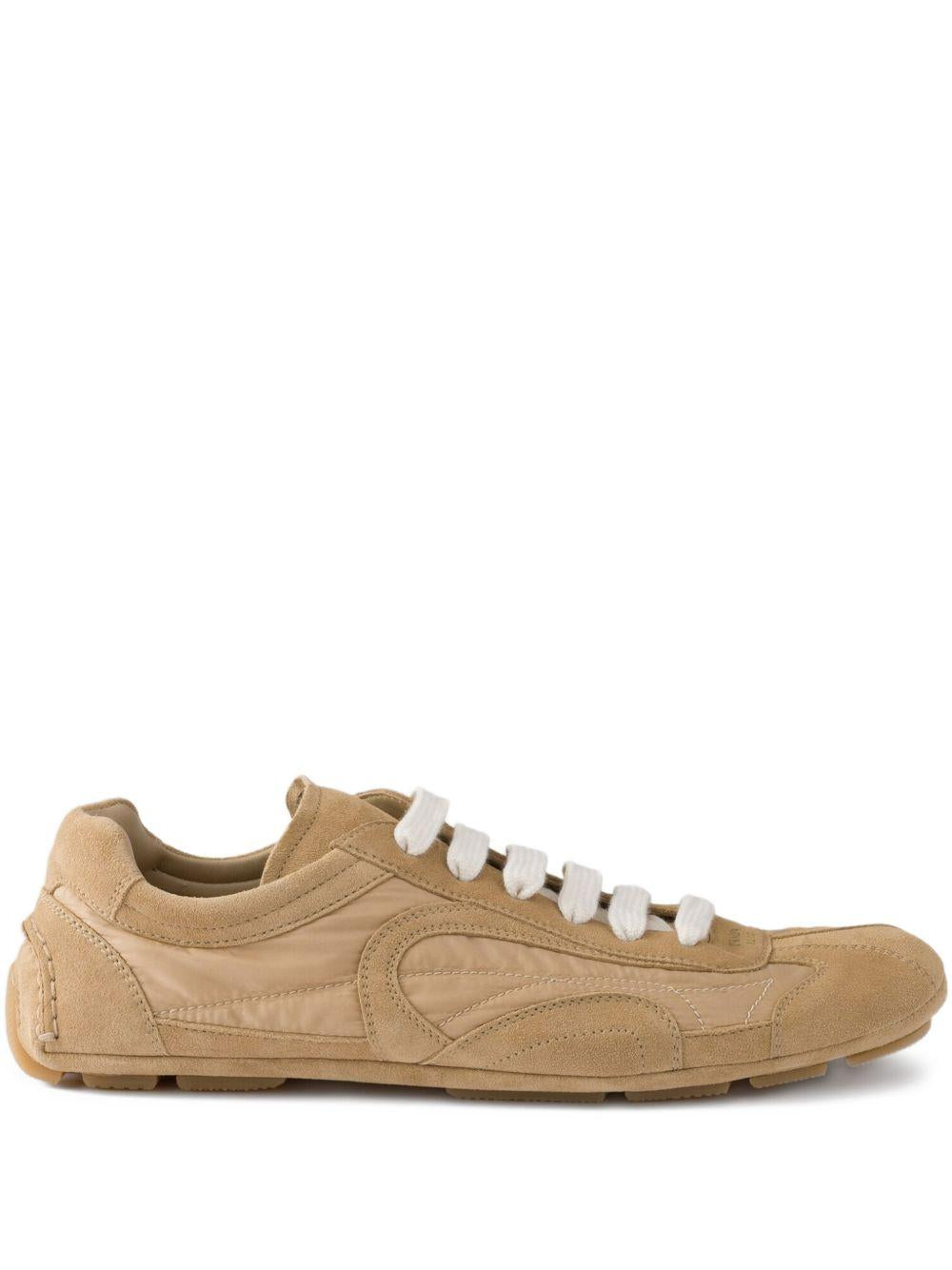 suede panel sneakers 1E247O F D010 D7CF0040 PRADA 
