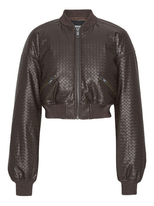 cropped puffer bomber jackett<BR/> 1146052910 2910 ROTATE 