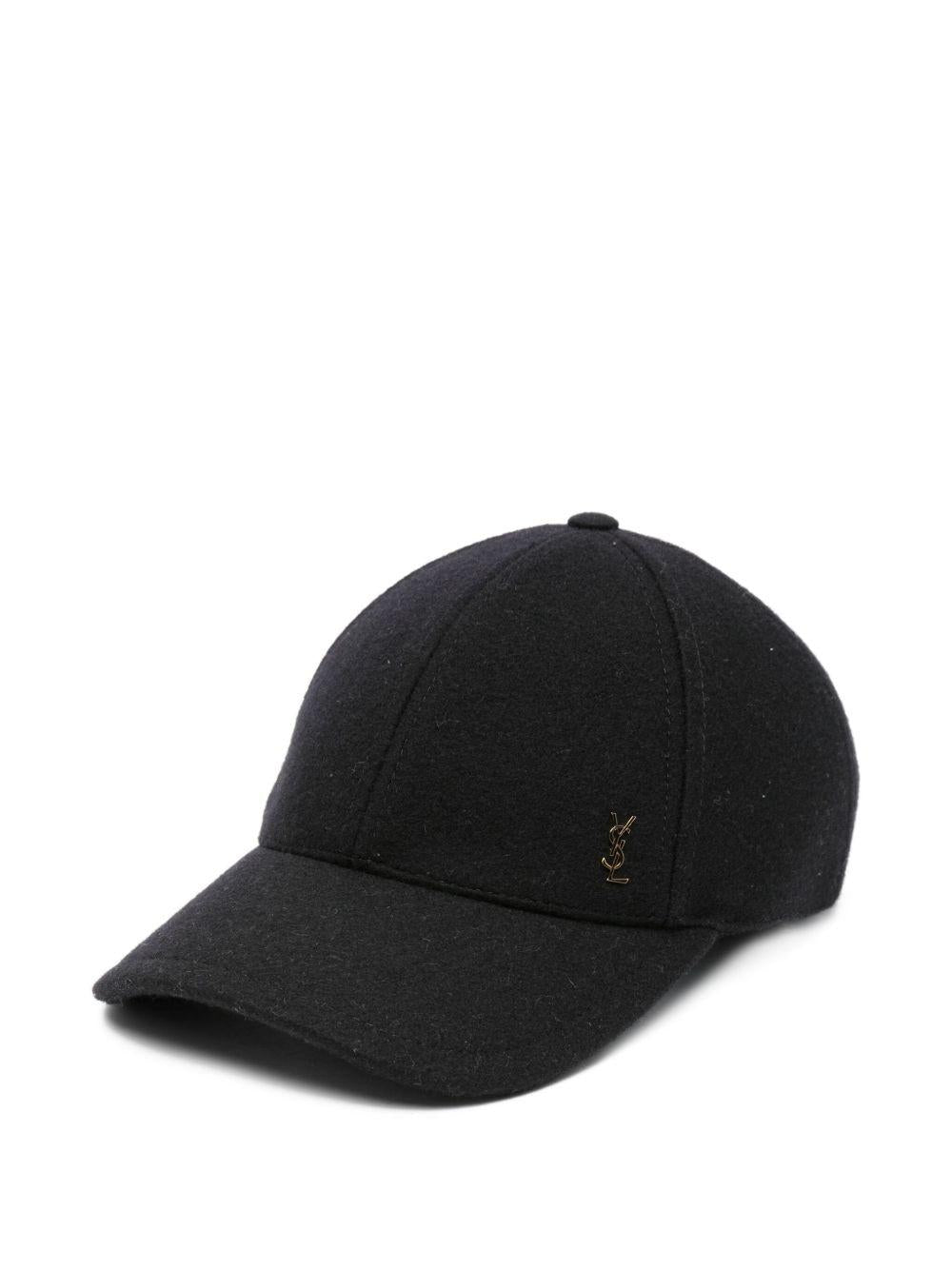 wool cap<BR/> 706537 3YS161000 SAINT LAURENT 