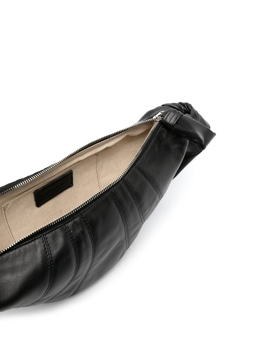 Croissant nappa leather belt bag BG0003 LL095BLACK BK999 LEMAIRE 