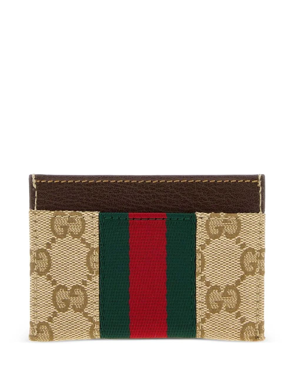Horsebit Web-stripe card holder 867122 FAFV9 9653 GUCCI 