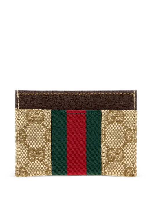 Horsebit Web-stripe card holder 867122 FAFV9 9653 GUCCI 
