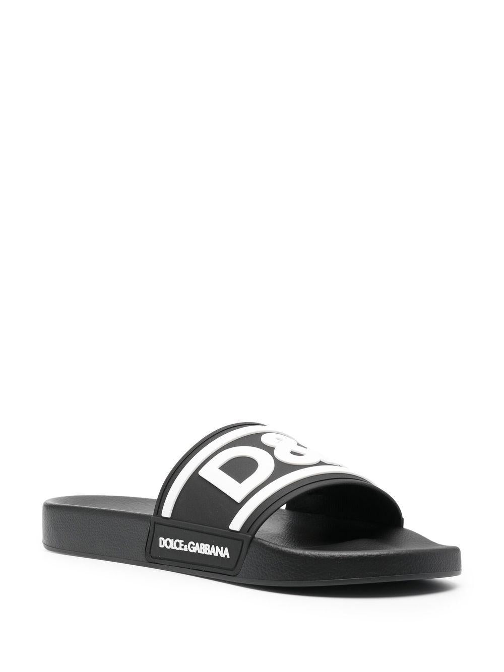 logo-print beach sliders CS2072 AQ85889690 DOLCE & GABBANA 