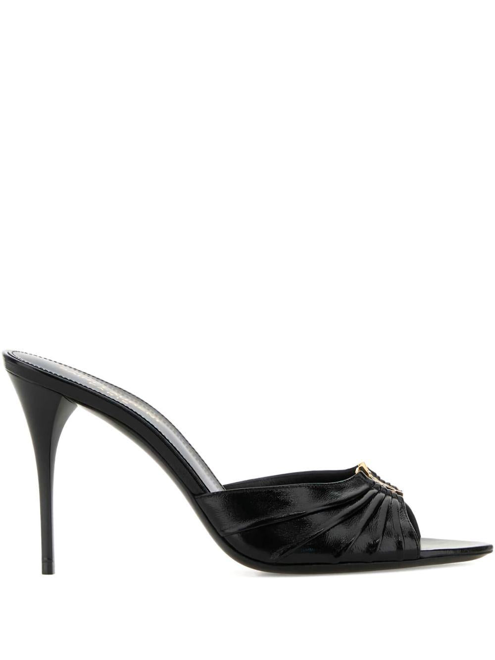 90mm Babylone mules<BR/><BR/> 799606 AAC4K1000 SAINT LAURENT 