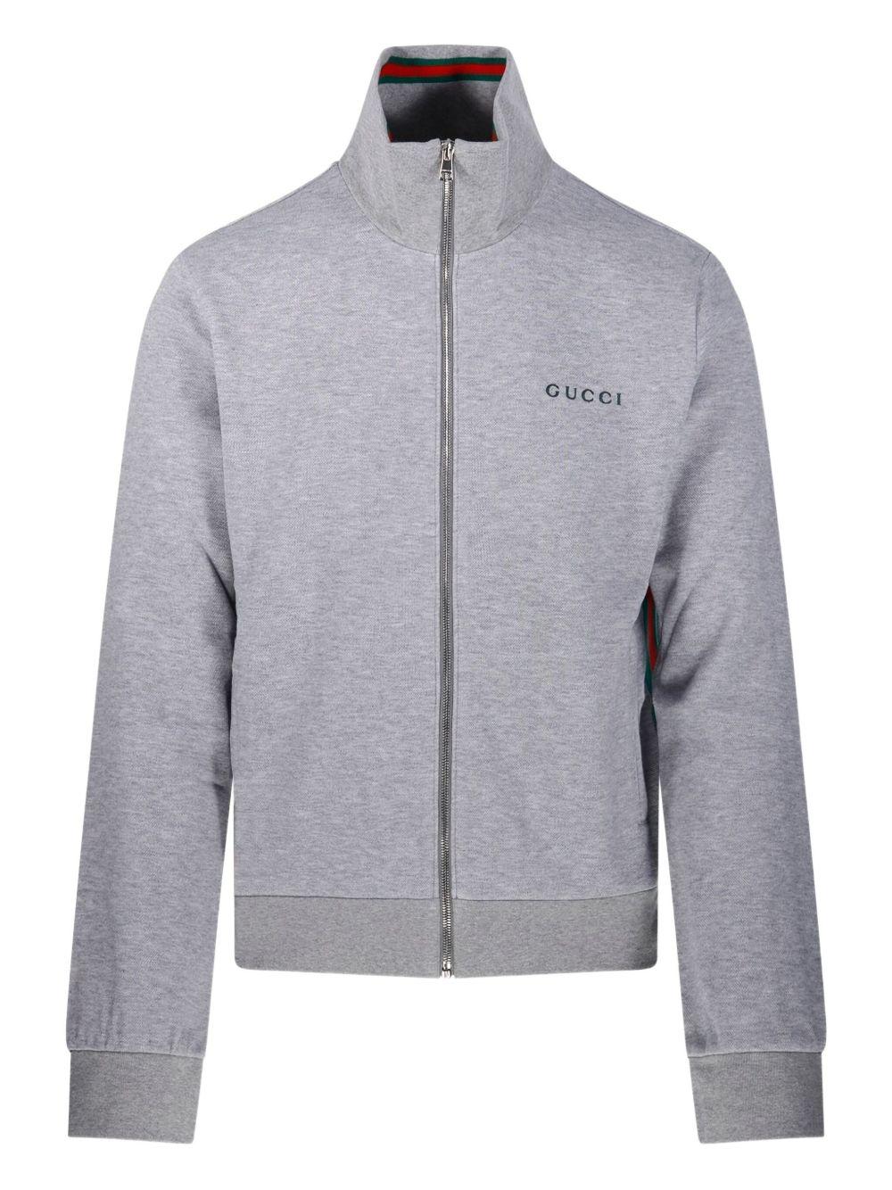 zip-up funnel-neck t-shirt 828331 XJHCX1183 GUCCI 