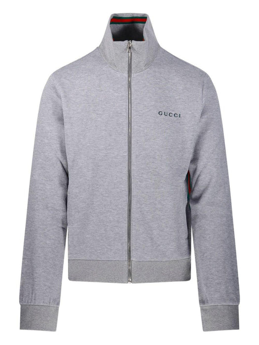 zip-up funnel-neck t-shirt 828331 XJHCX1183 GUCCI 