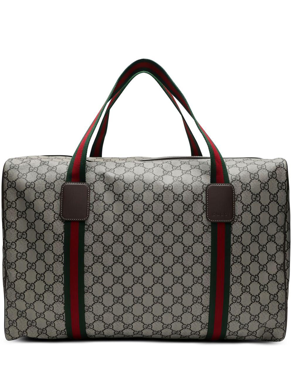 large Web-stripe holdall 758664 FACK79768 GUCCI 