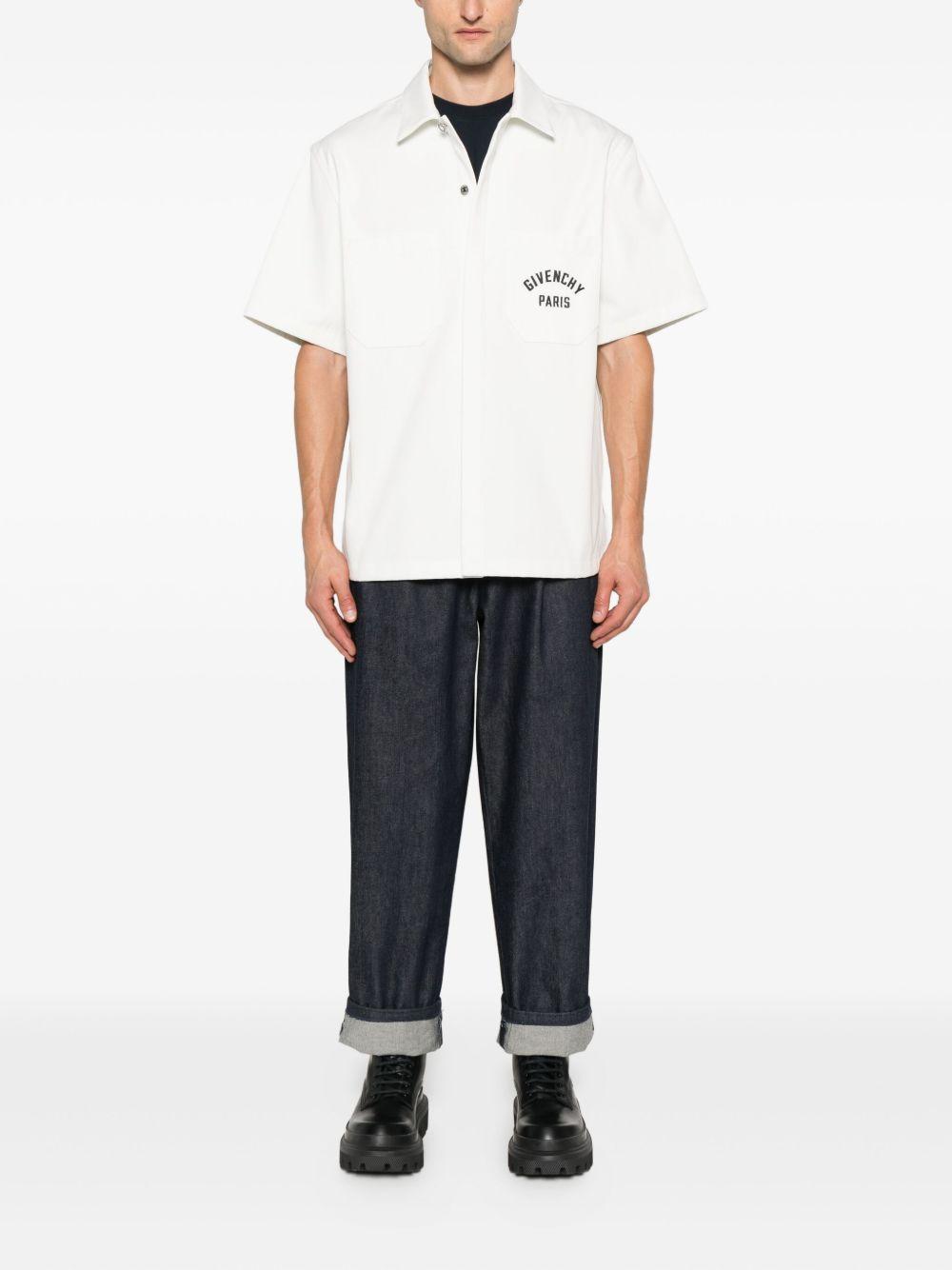 Paris logo shirt BM615H164P 105 GIVENCHY 