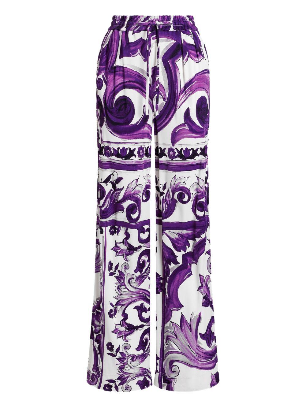 graphic-print trousers FTDBQT FS8C0IP3TN DOLCE & GABBANA 