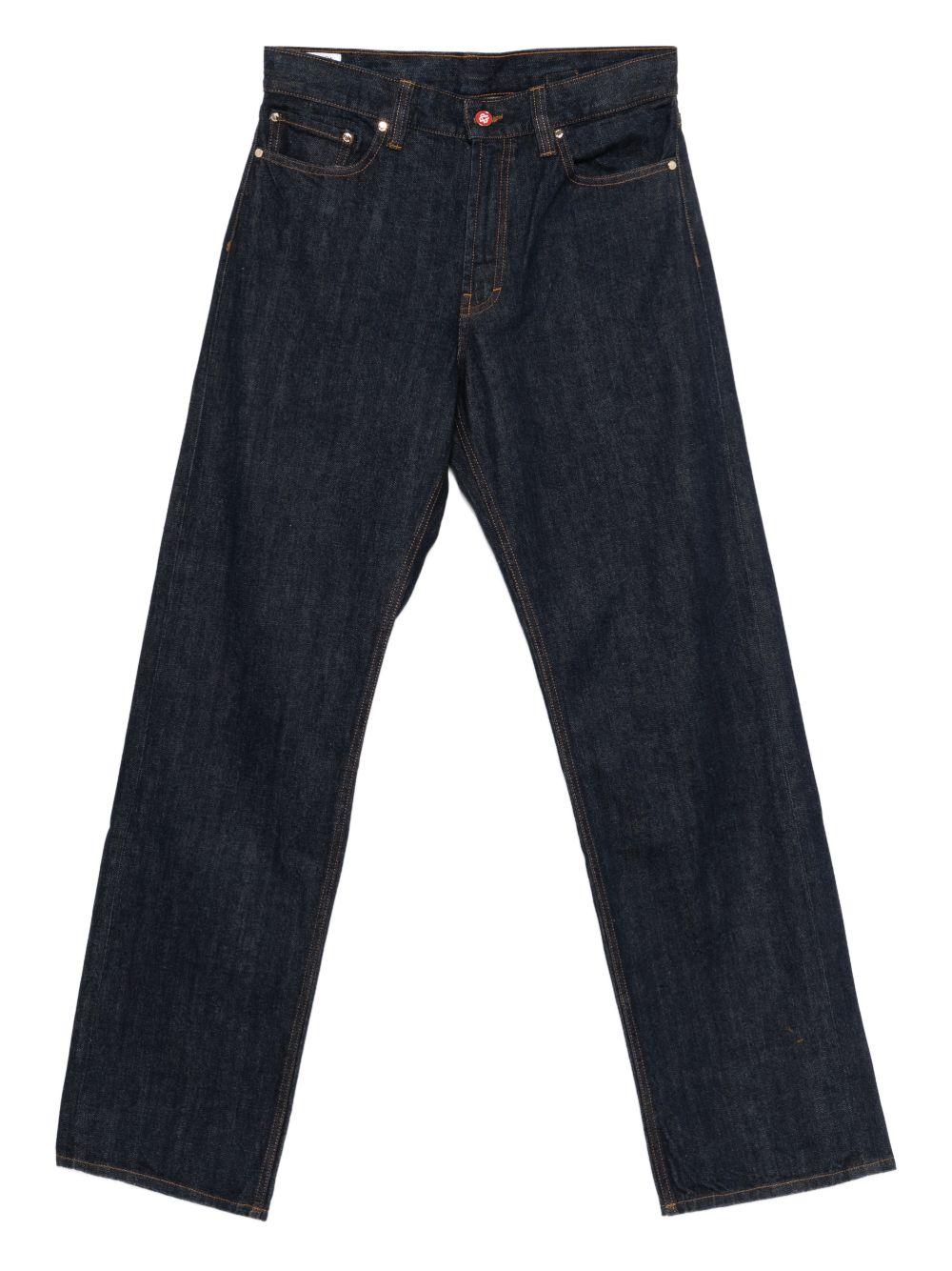 logo-patch jeans M-SP26-TR-330-01 INDIGO CASABLANCA 