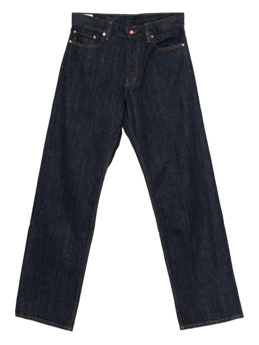 logo-patch jeans M-SP26-TR-330-01 INDIGO CASABLANCA 