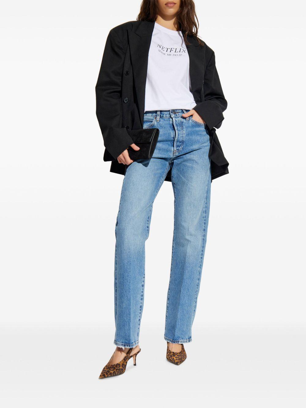 slogan-print T-shirt 1325JTS006477A 9461 VICTORIA BECKHAM 