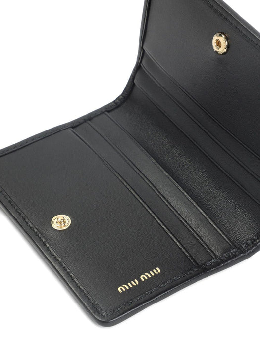 matelassé leather wallet 5MC103 AFPPF0002 MIU MIU 